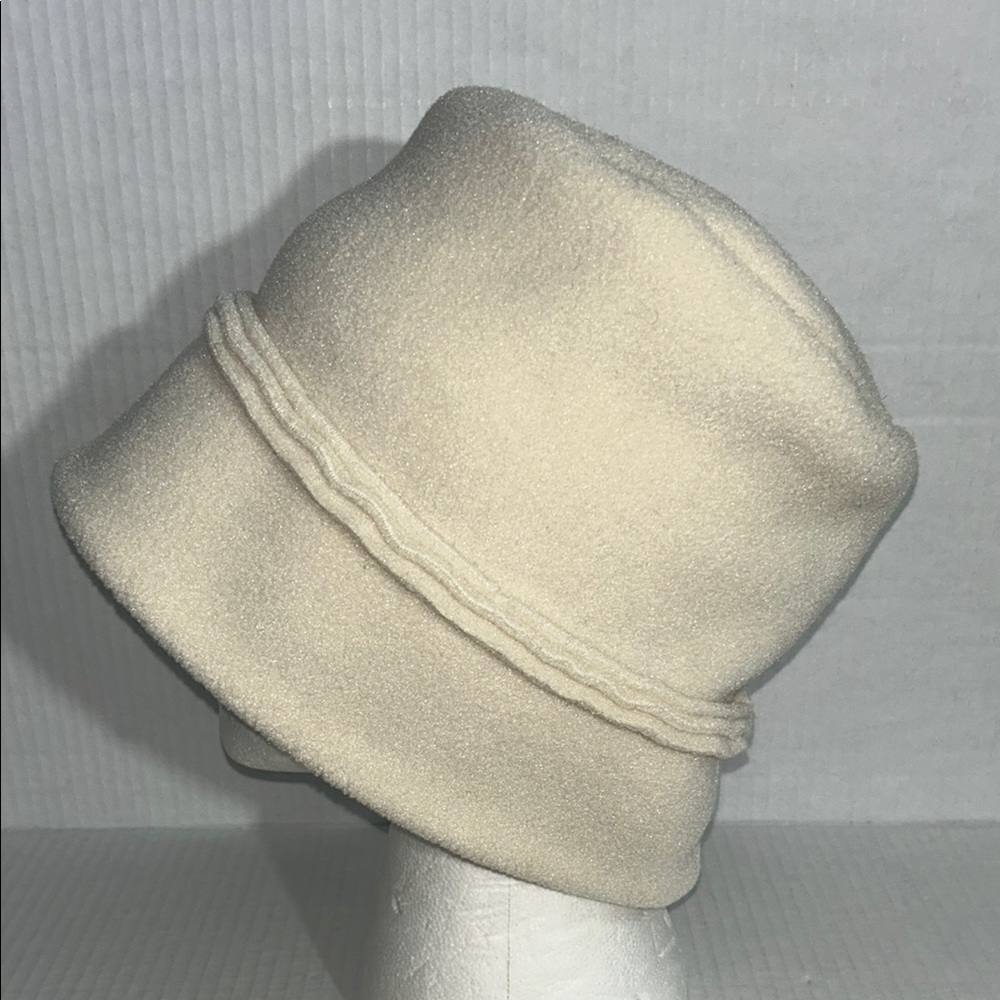 Neckworks Polartec Fleece Cream Bucket Hat Made in USA